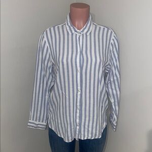 Abercrombie and Fitch Linen Blend Button Down